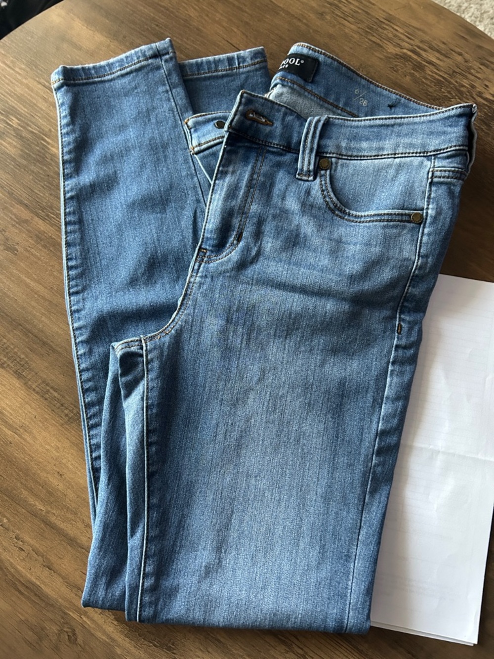 Liverpool Slim Skinny Jeans in Medium Blue Wash